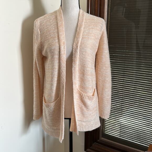 Forever 21 | Peach Colored Open Front Sweater Size S - Picture 1 of 10
